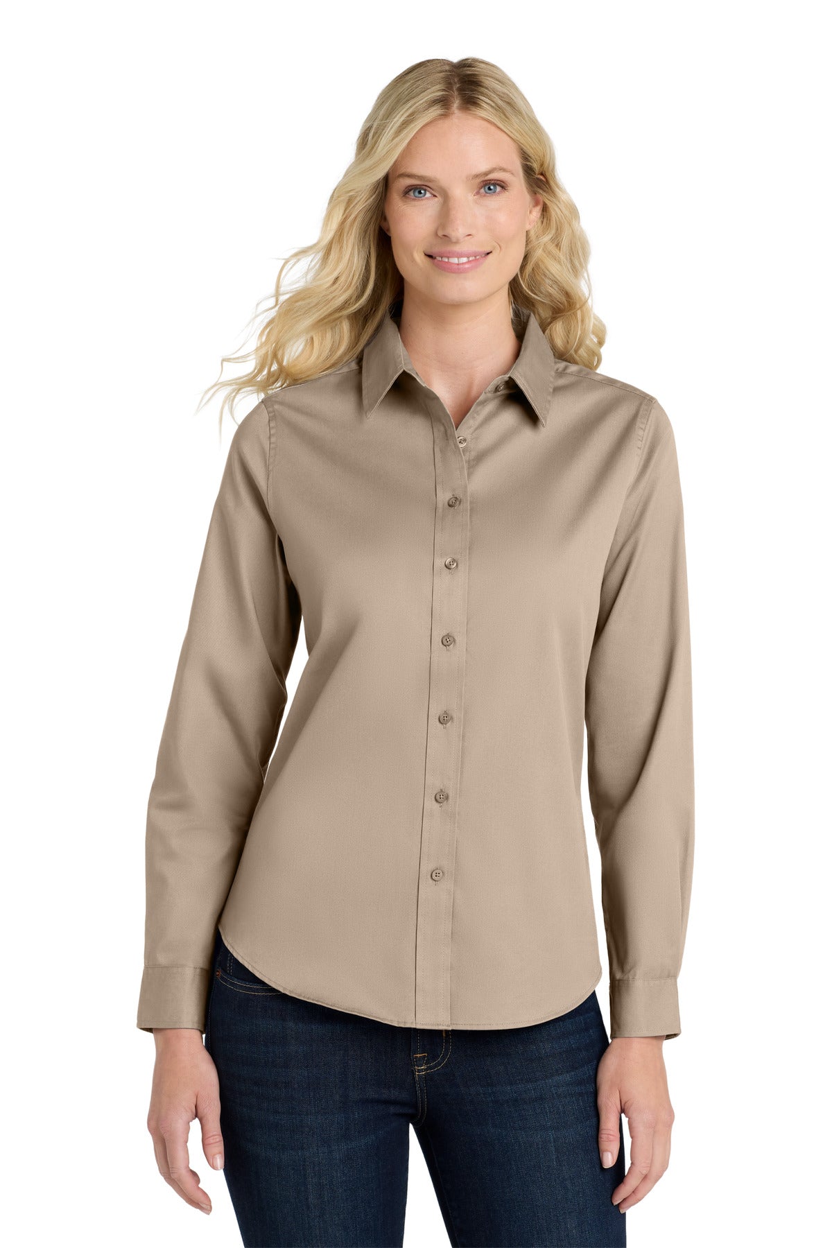 SanMar L608_stone_model_front.jpg