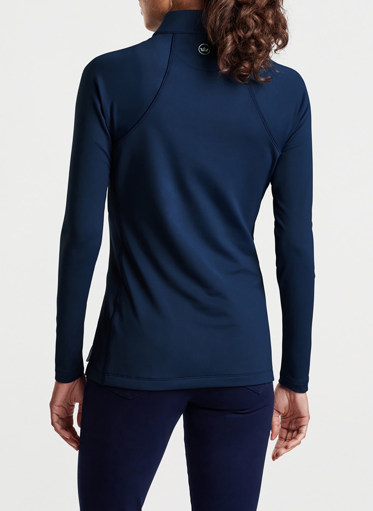 Peter Millar Women's Raglan Sleeve Perth Layer Quarter-Zip - Navy - MD