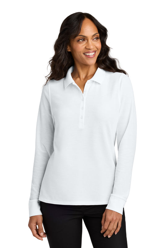Port Authority Women's Wearever Signature Pique Long Sleeve Polo LK200LS