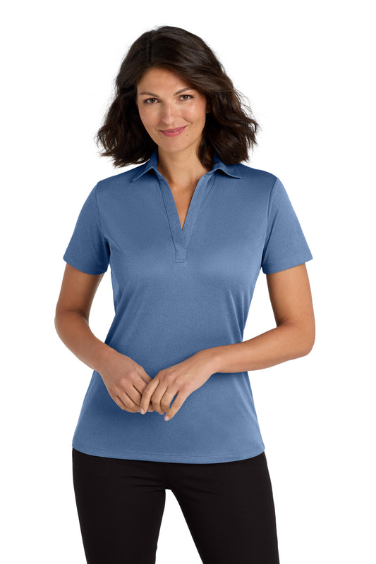 Port Authority Women's Heathered Silk Touch Performance Polo. LK542
