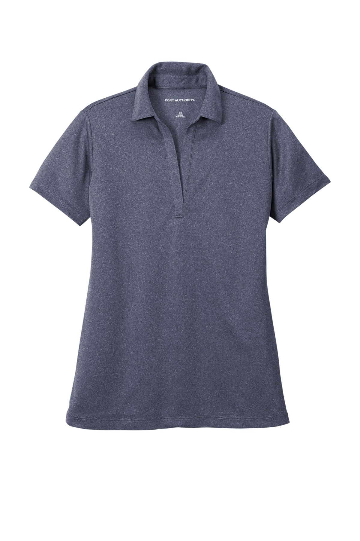 Port Authority Women's Heathered Silk Touch Performance Polo. LK542