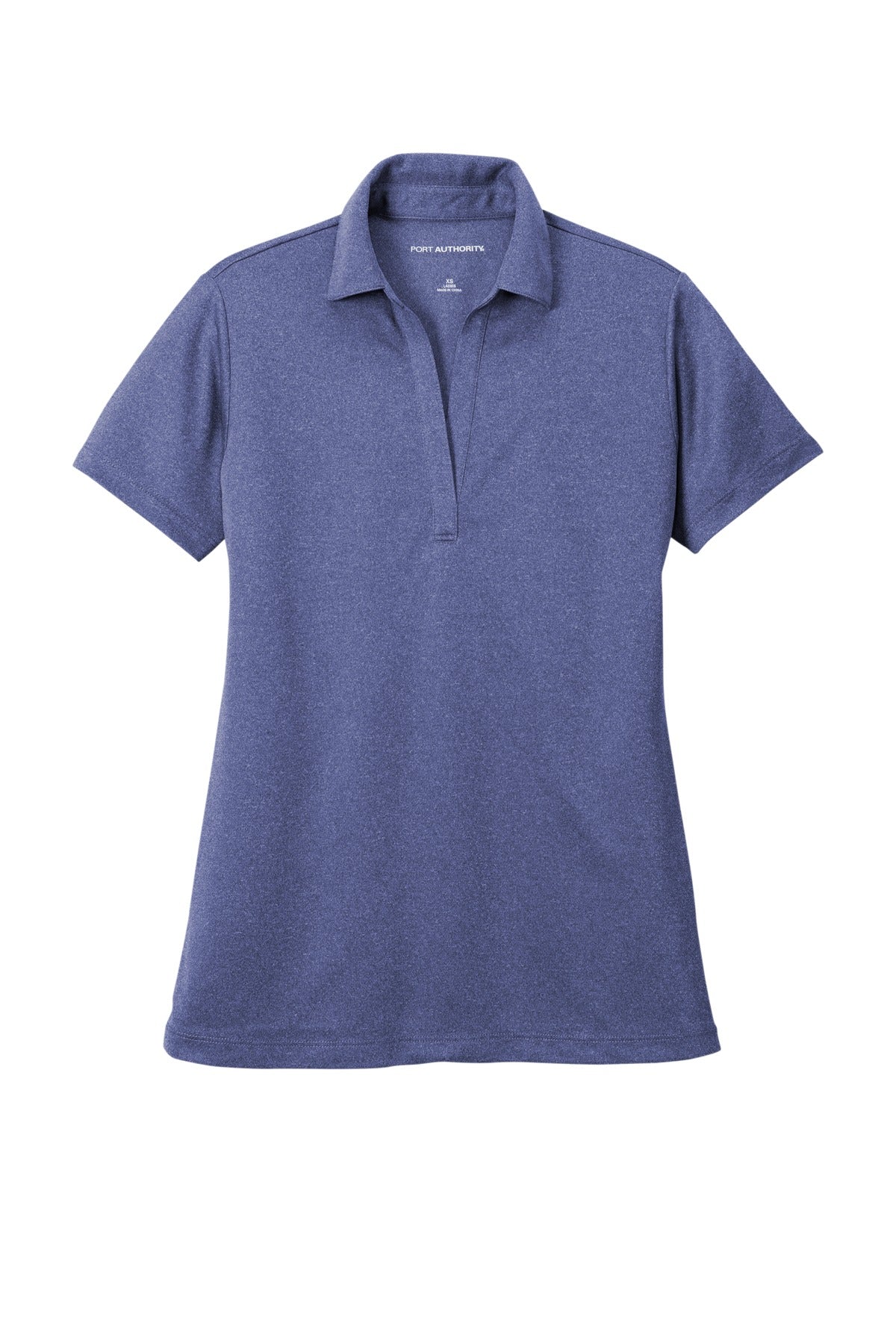 Port Authority Women's Heathered Silk Touch Performance Polo. LK542