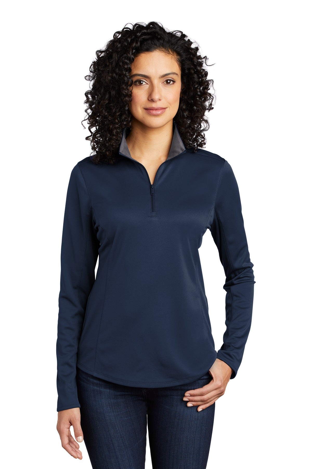 SanMar LK584_navysteelgrey_model_front_082019.jpg?v=1762283166