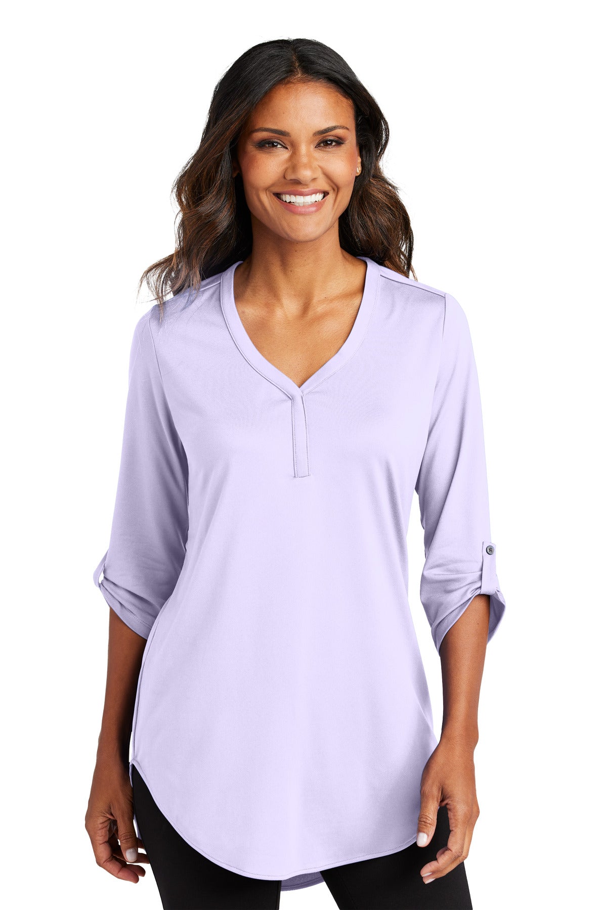 SanMar LK6840_BRIGHTLAVENDER_Model_Front.jpg