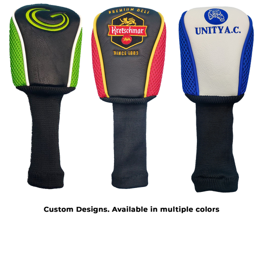 Black Longneck Mesh Embroidered Hybrid Head Cover