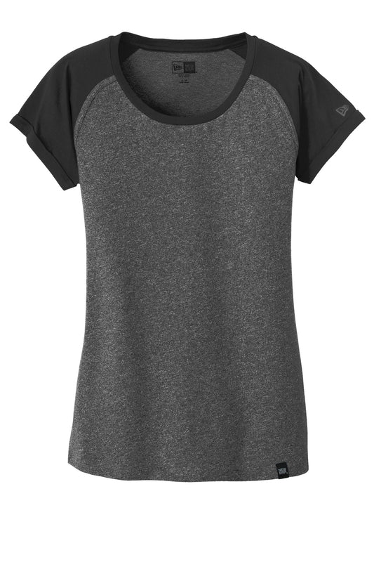 New Era Women's Heritage Blend Varsity Tee. LNEA107