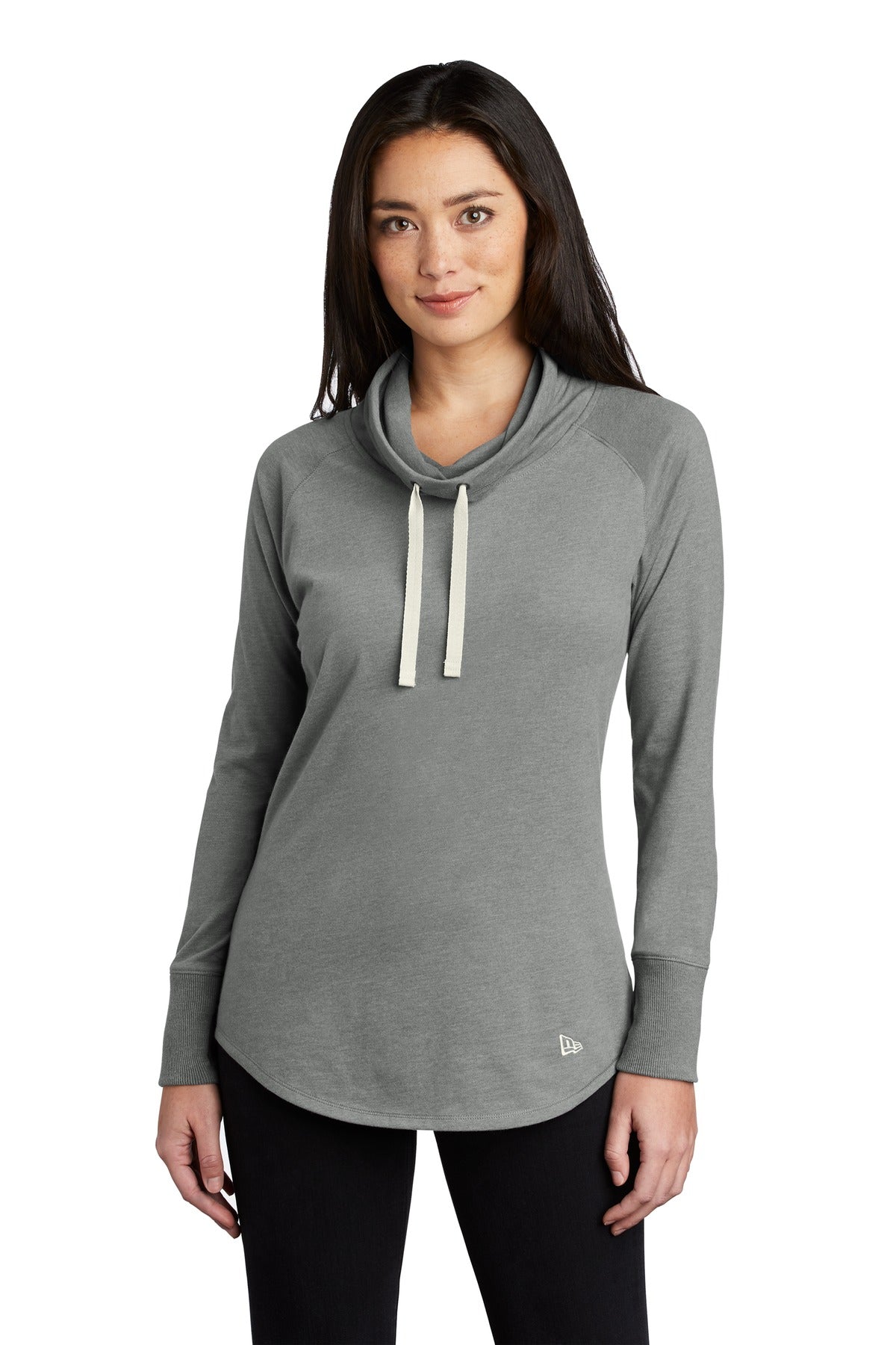 SanMar LNEA123_shadowgreyheather_model_front_082019.jpg