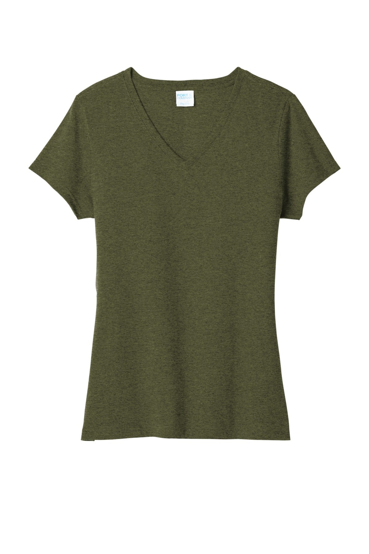 Port & Co Women's Tri-Blend V-Neck Tee. LPC330V