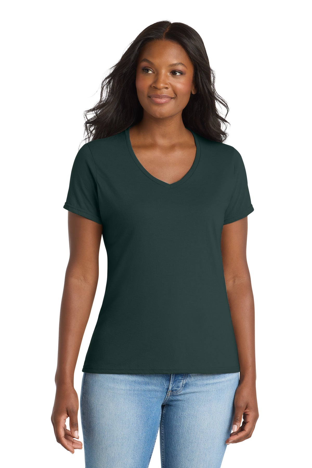 SanMar LPC381V_darkgreen_model_front.jpg