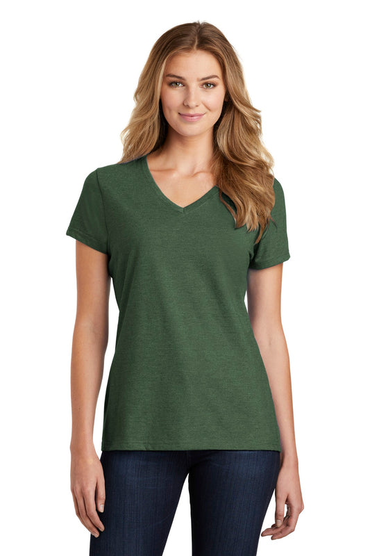 Port & Co Women's Fan Favorite Blend V-Neck Tee. LPC455V
