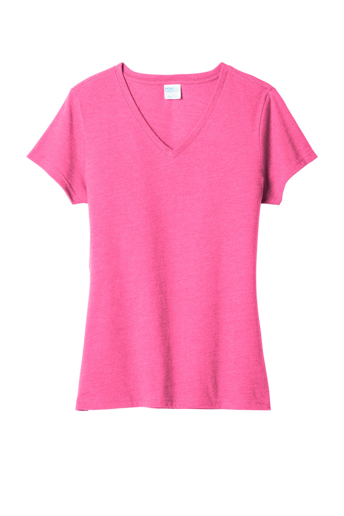 Port & Co Women's Fan Favorite Blend V-Neck Tee. LPC455V