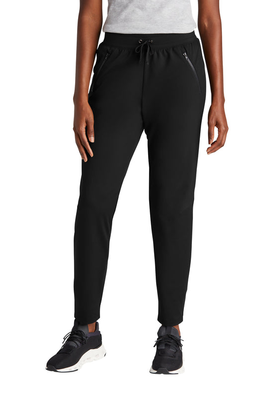 Front View of DeepBlack Sport-Tek Women's Circuit Jogger LPST871 - XS