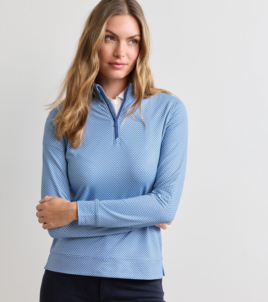 Peter Millar Women's Palmetto Palms Perth Performance Quarter-Zip