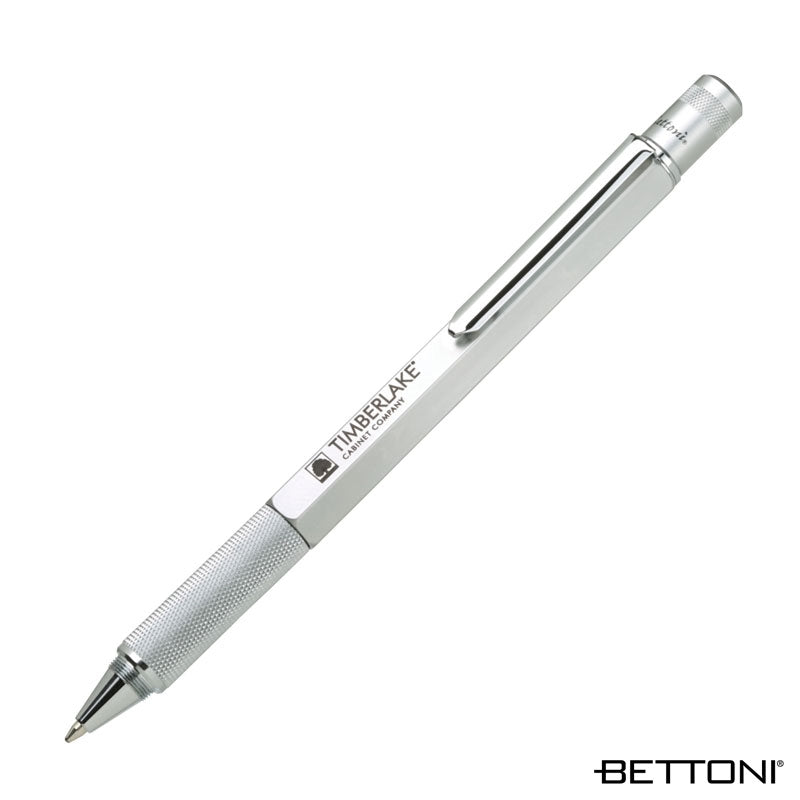 Matte Silver Graphica Bettoni 4-in-1 Pen