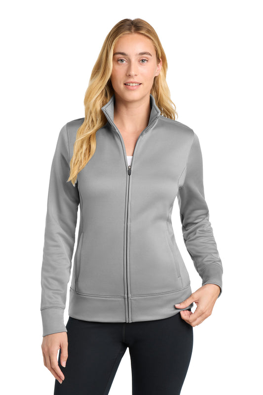 Sport-Tek Women's Sport-Wick Fleece Full-Zip Jacket. LST241