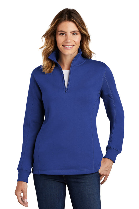 Sport-Tek Women's 1/4-Zip Sweatshirt. LST253