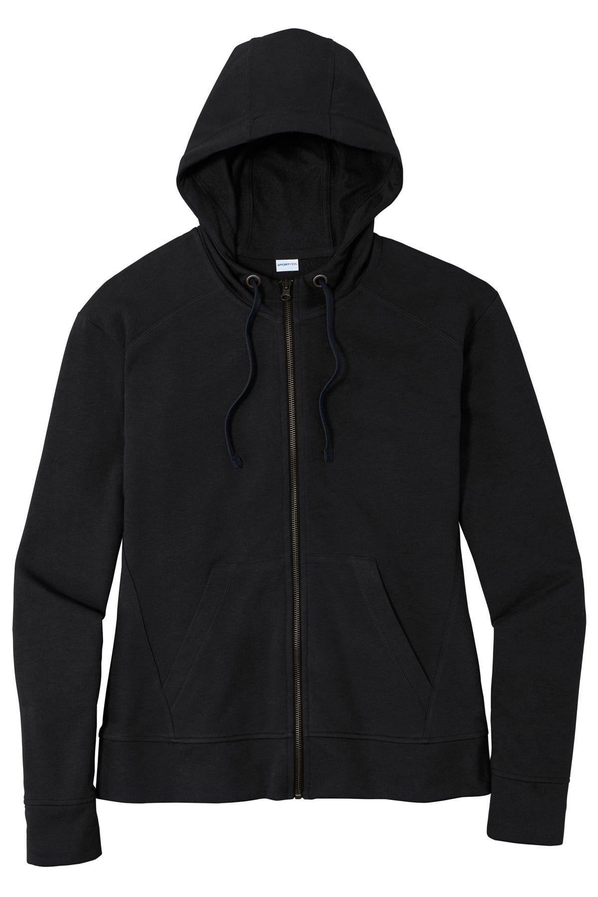 Sport-Tek Women's PosiCharge Tri-Blend Wicking Fleece Full-Zip Hooded Jacket LST293