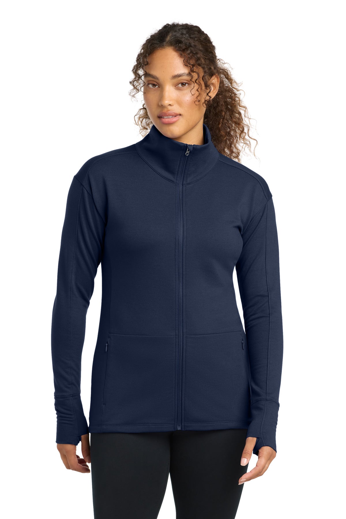Sport-Tek Women's Sport-Wick Flex Fleece Full-Zip. LST560