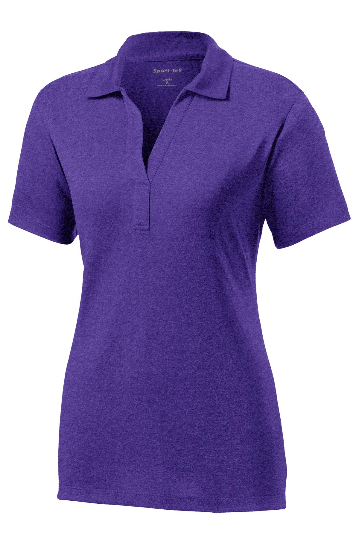 Sport-Tek Women's Heather Contender Polo. LST660