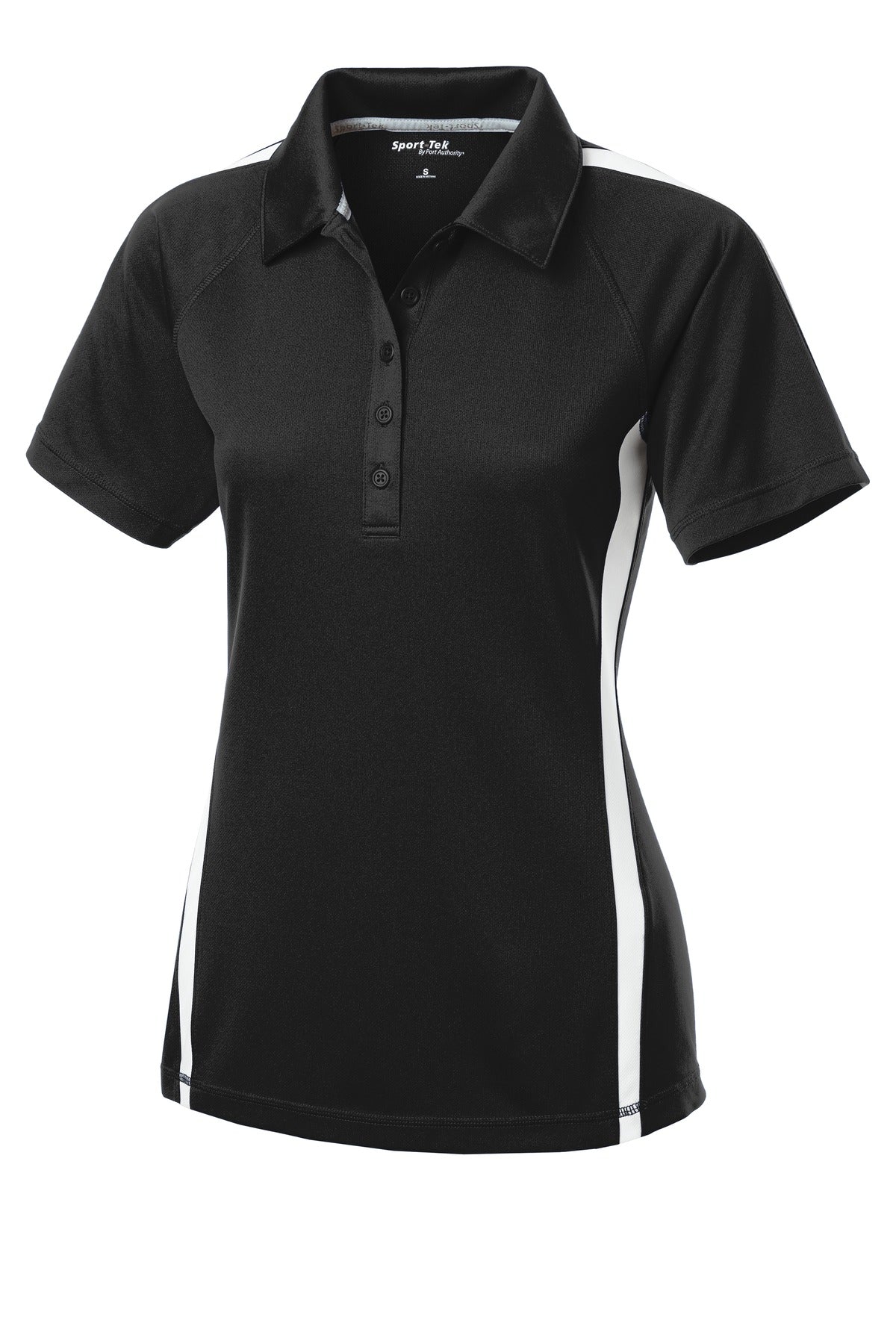 Sport-Tek Women's PosiCharge Micro-Mesh Colorblock Polo. LST685