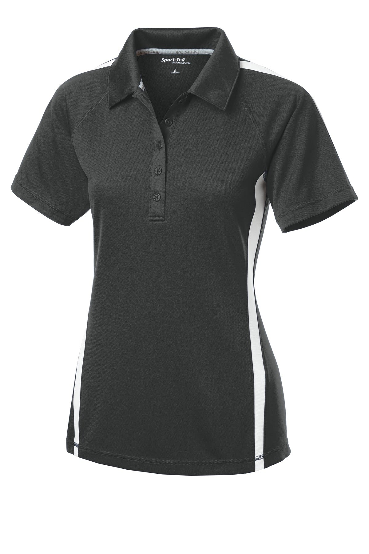 Sport-Tek Women's PosiCharge Micro-Mesh Colorblock Polo. LST685