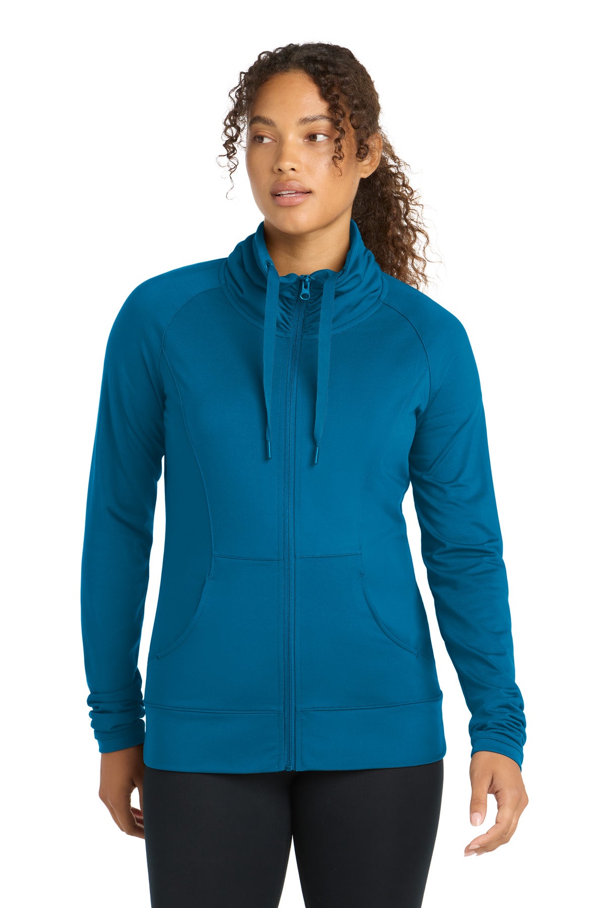 Sport-Tek Women's Sport-Wick Stretch Full-Zip Jacket. LST852
