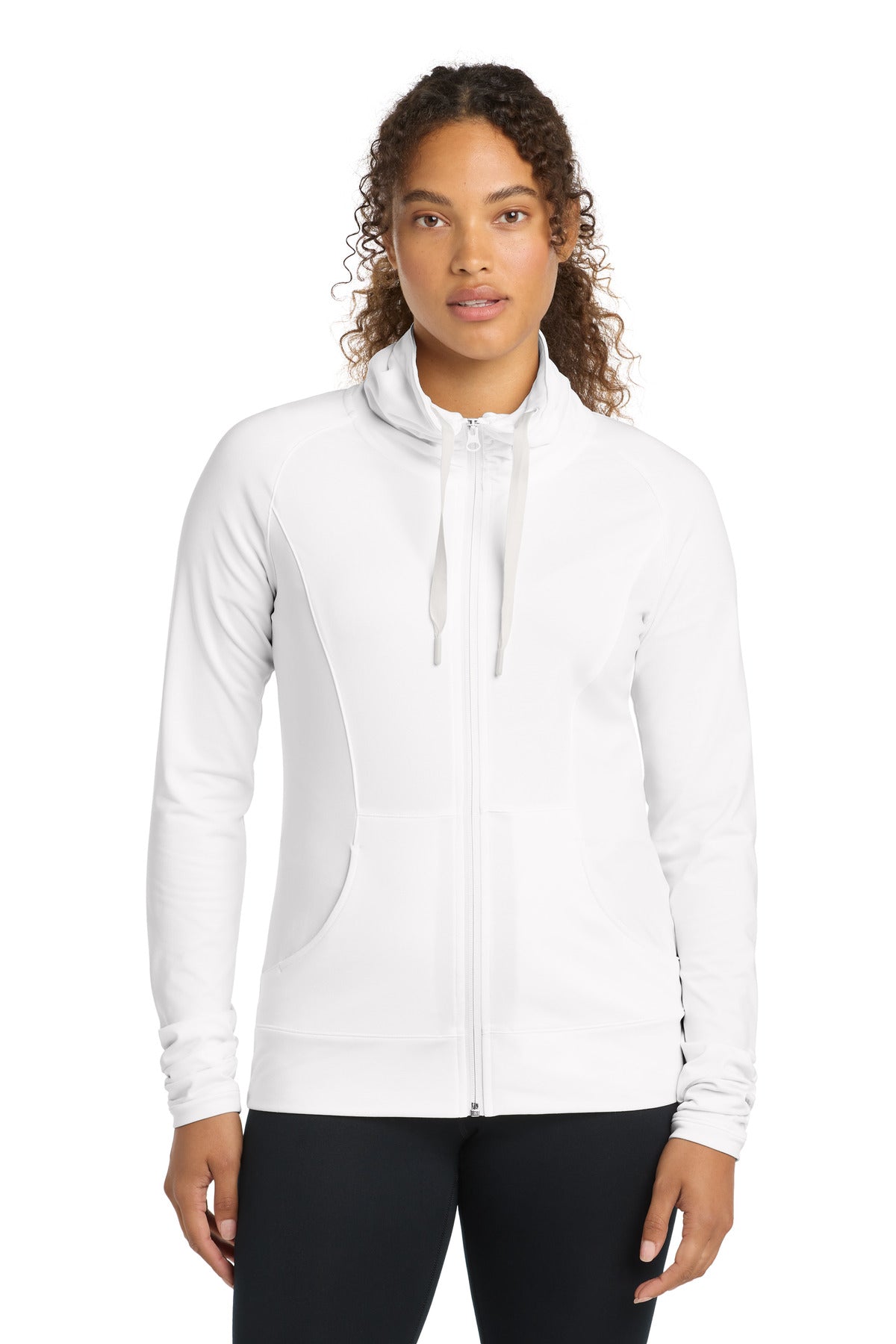 Sport-Tek Women's Sport-Wick Stretch Full-Zip Jacket. LST852