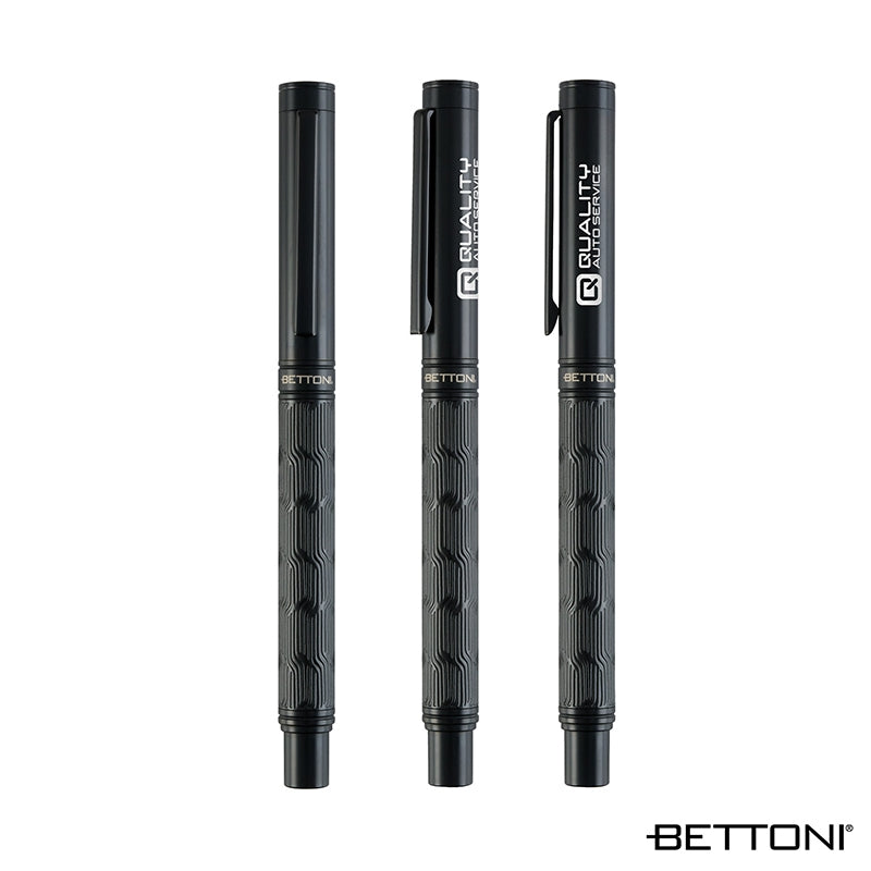 N/A Bettoni® Torino Brass Cap-Off Rollerball Pen