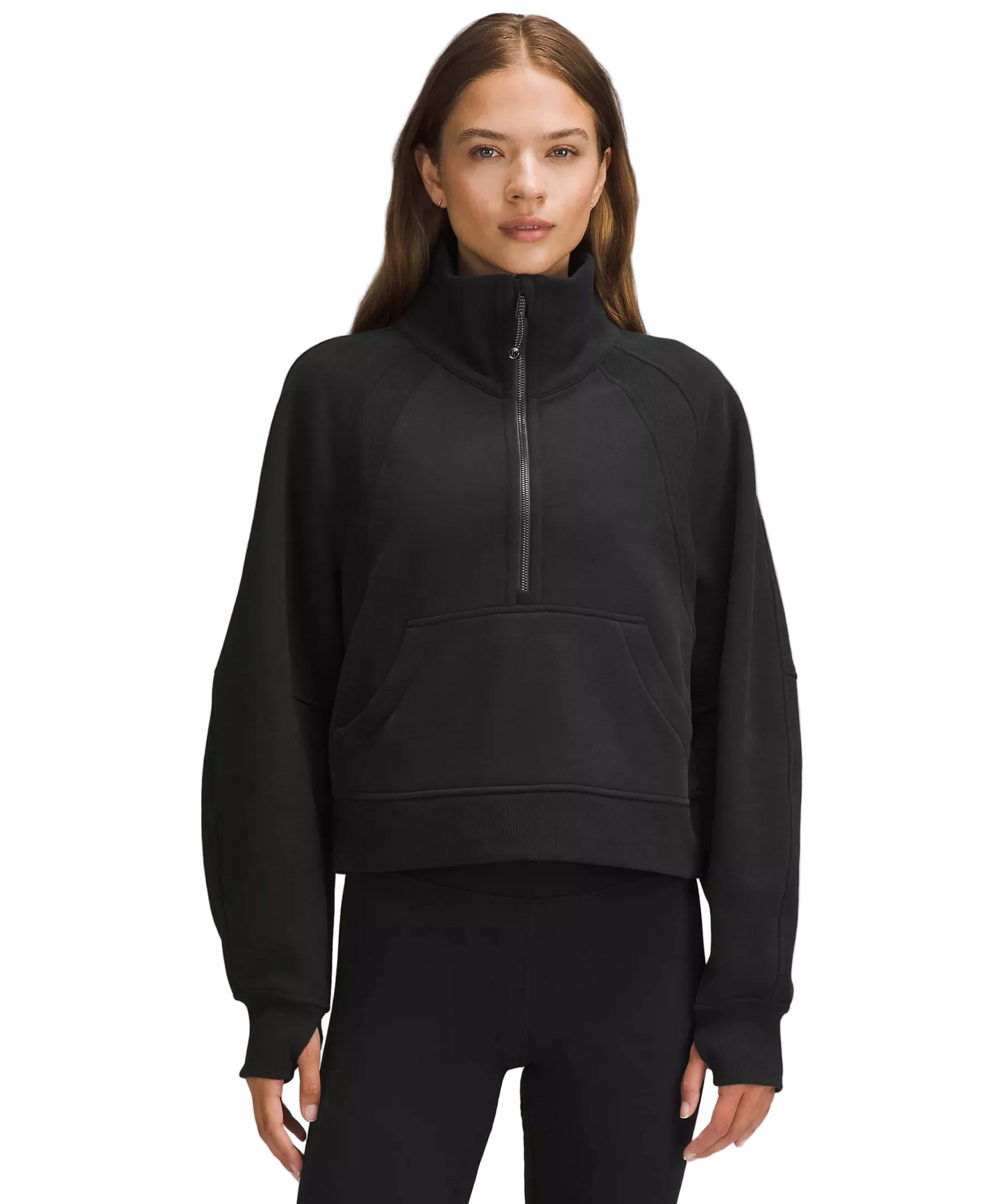 LuLulemon Scuba Oversized Funnel-Neck Half Zip