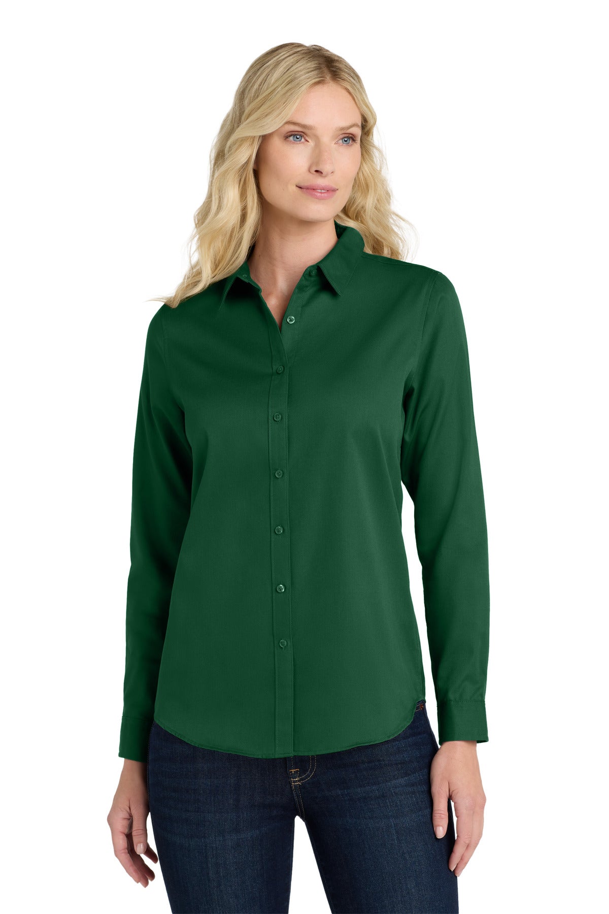 SanMar LW808_darkgreen_model_front.jpg