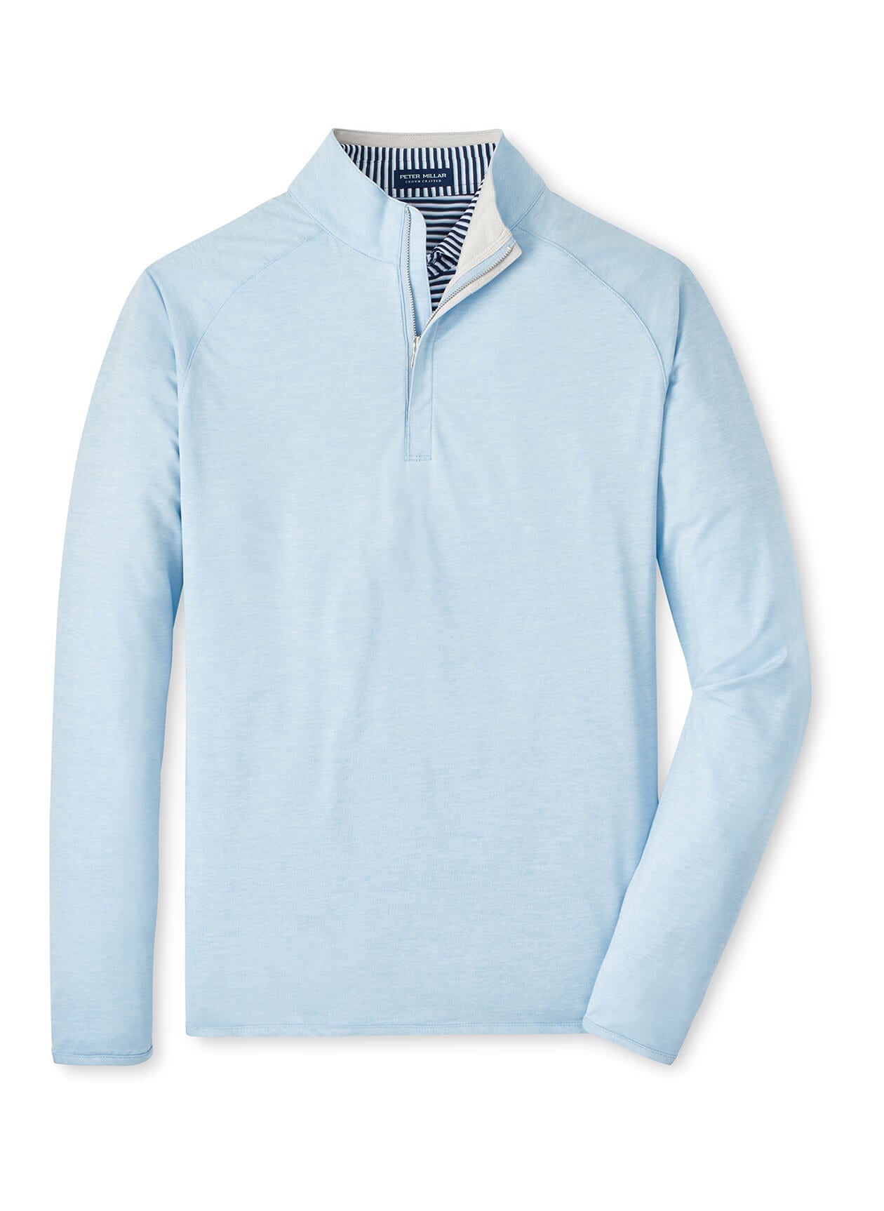 Peter Millar Men's Stealth Performance Quarter-Zip - Blue Frost - SM