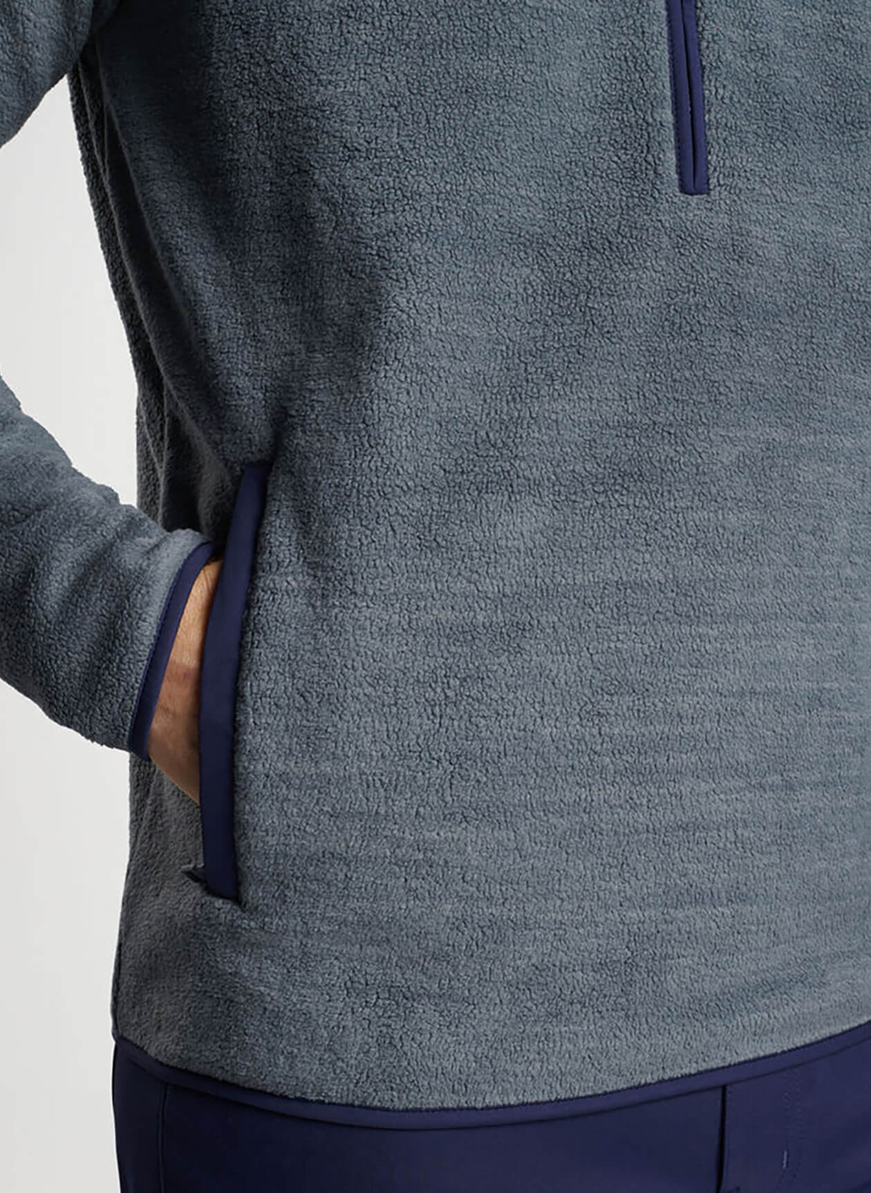 Peter Millar Men's Fade Half-Zip - Iron - XL