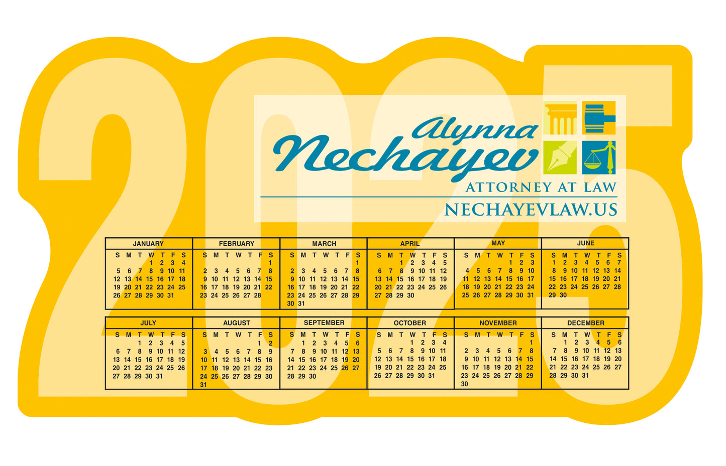 Good Value™ 20 Mil Extra Large Calendar Magnet