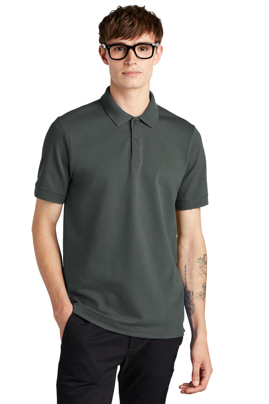 Front View of AnchorGrey Mercer+Mettle Stretch Heavyweight Pique Polo MM1000 - XS