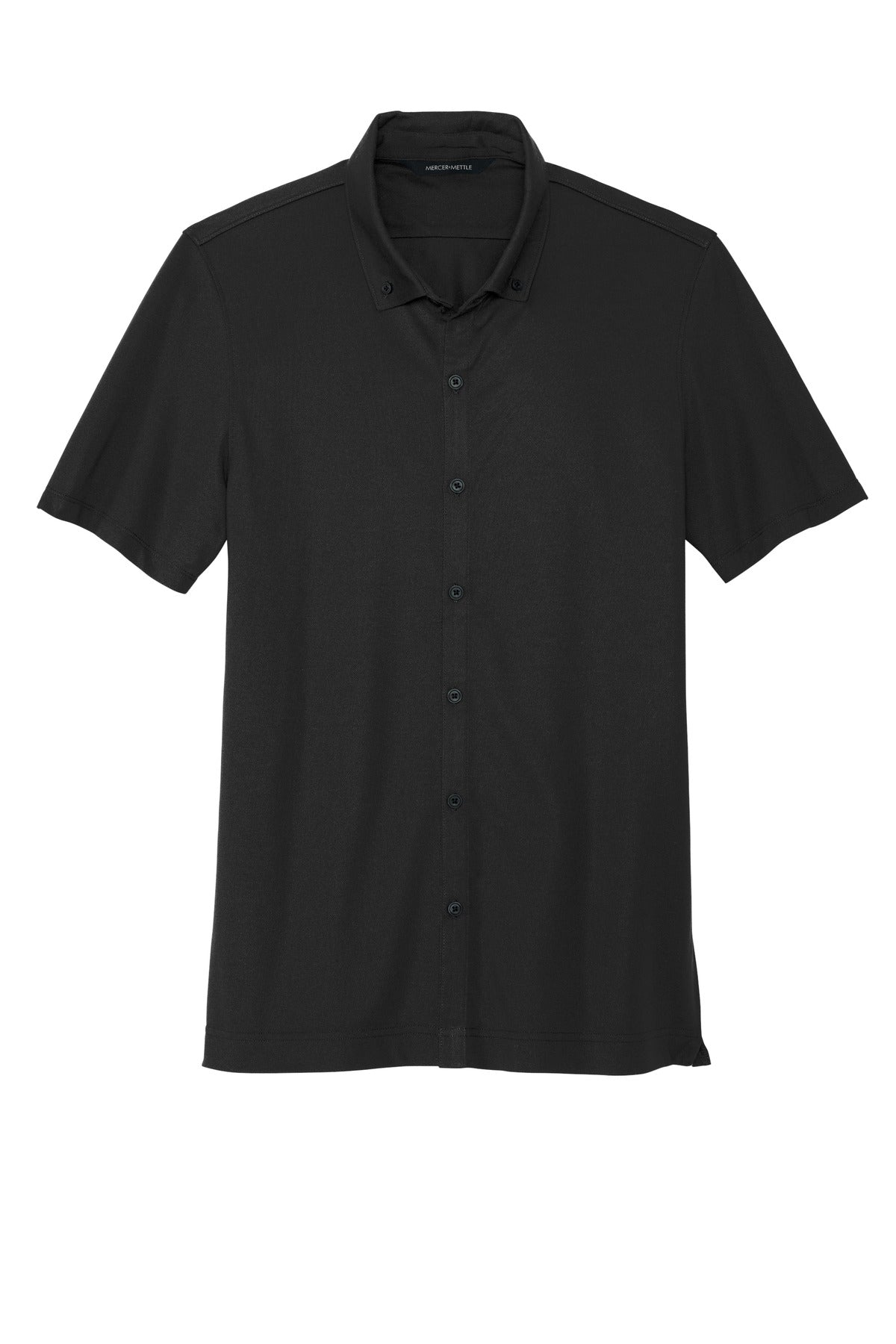 Mercer+Mettle Stretch Pique Full-Button Polo MM1006