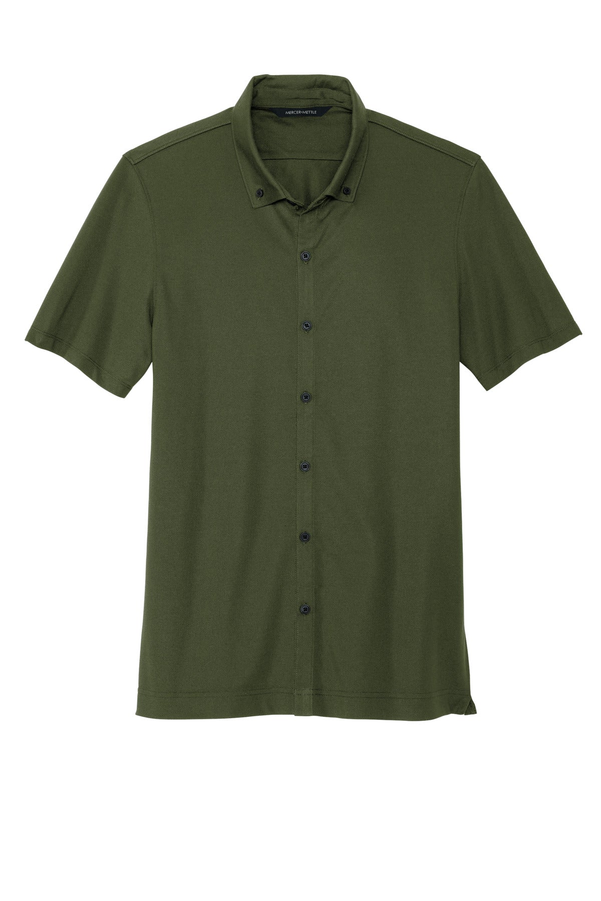 Mercer+Mettle Stretch Pique Full-Button Polo MM1006