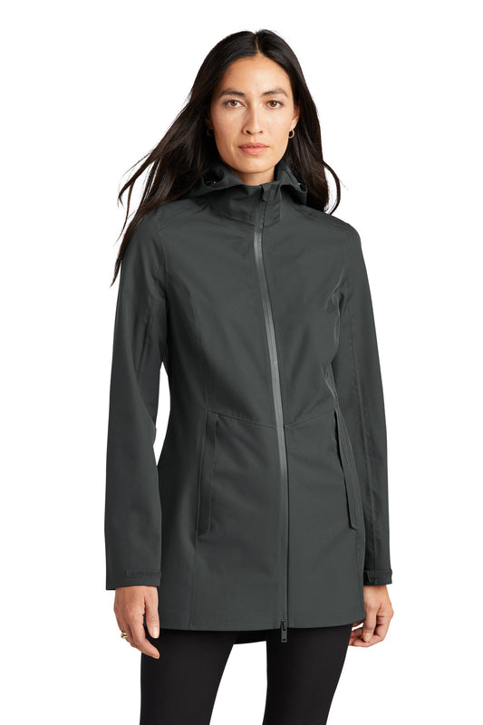 Front View of AnchorGrey Mercer+Mettle Women's Waterproof Rain Shell MM7001 - XS
