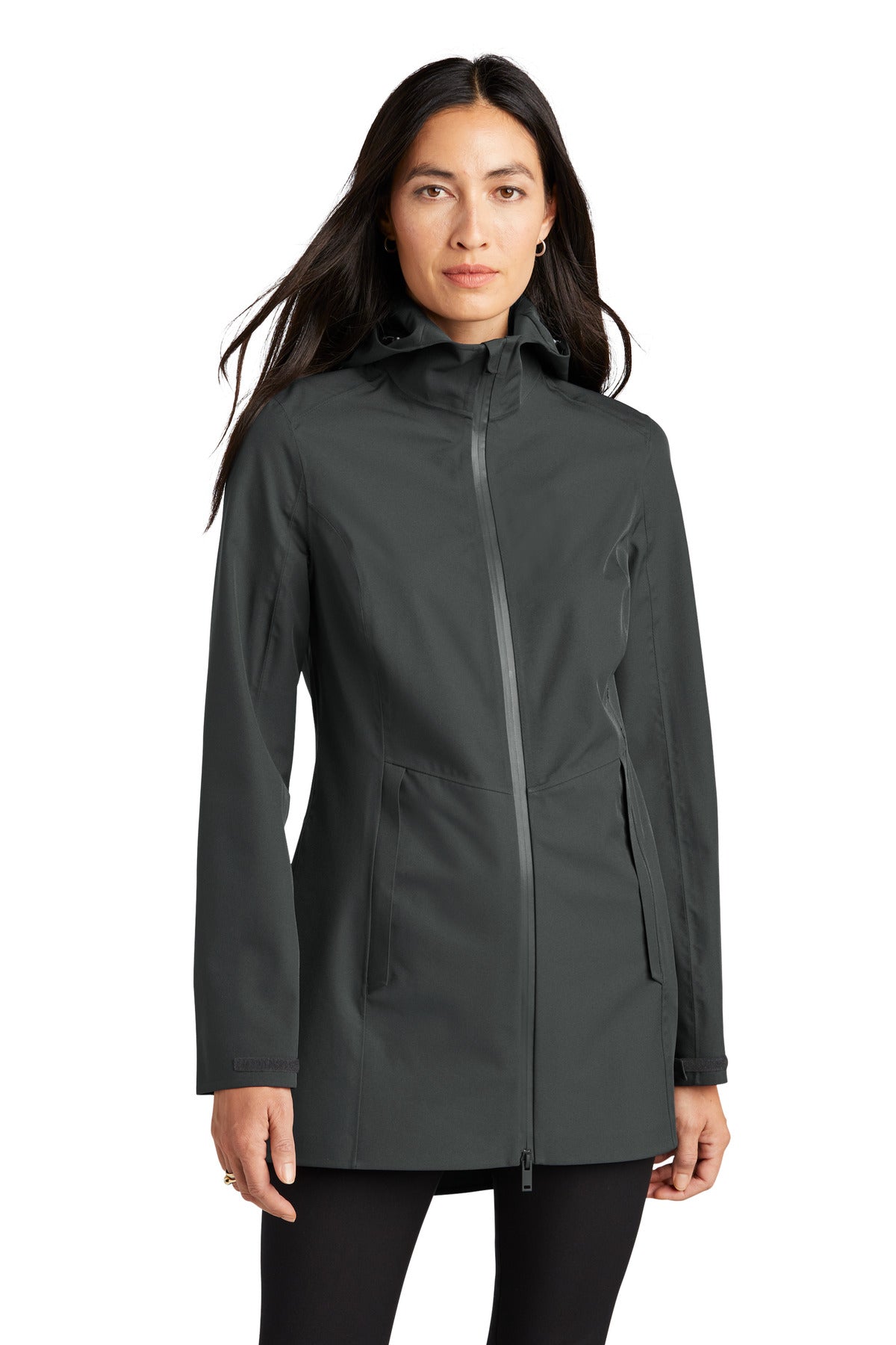 Front View of AnchorGrey Mercer+Mettle Women's Waterproof Rain Shell MM7001 - XS