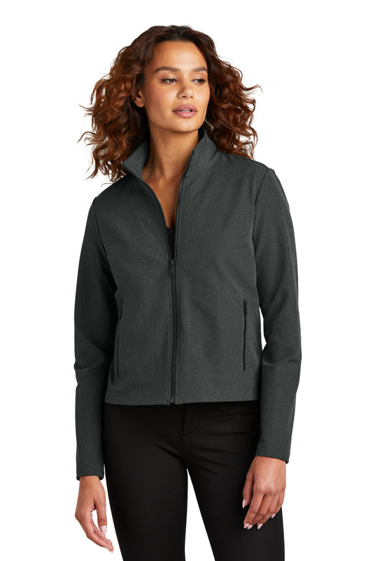 Front View of AnchorGyHt Mercer+Mettle Women's Stretch Soft Shell Jacket MM7103 - XS