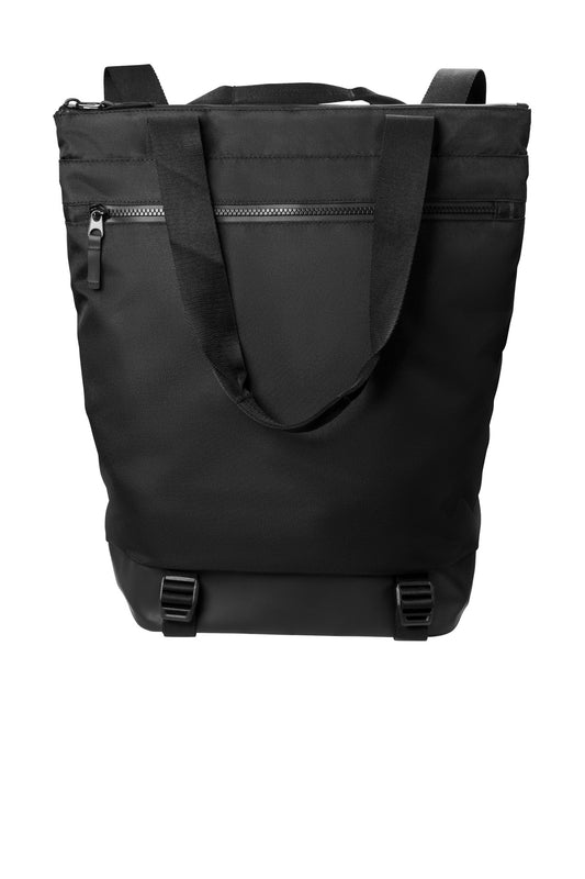 Front View of DeepBlack Mercer+Mettle Convertible Tote MMB202