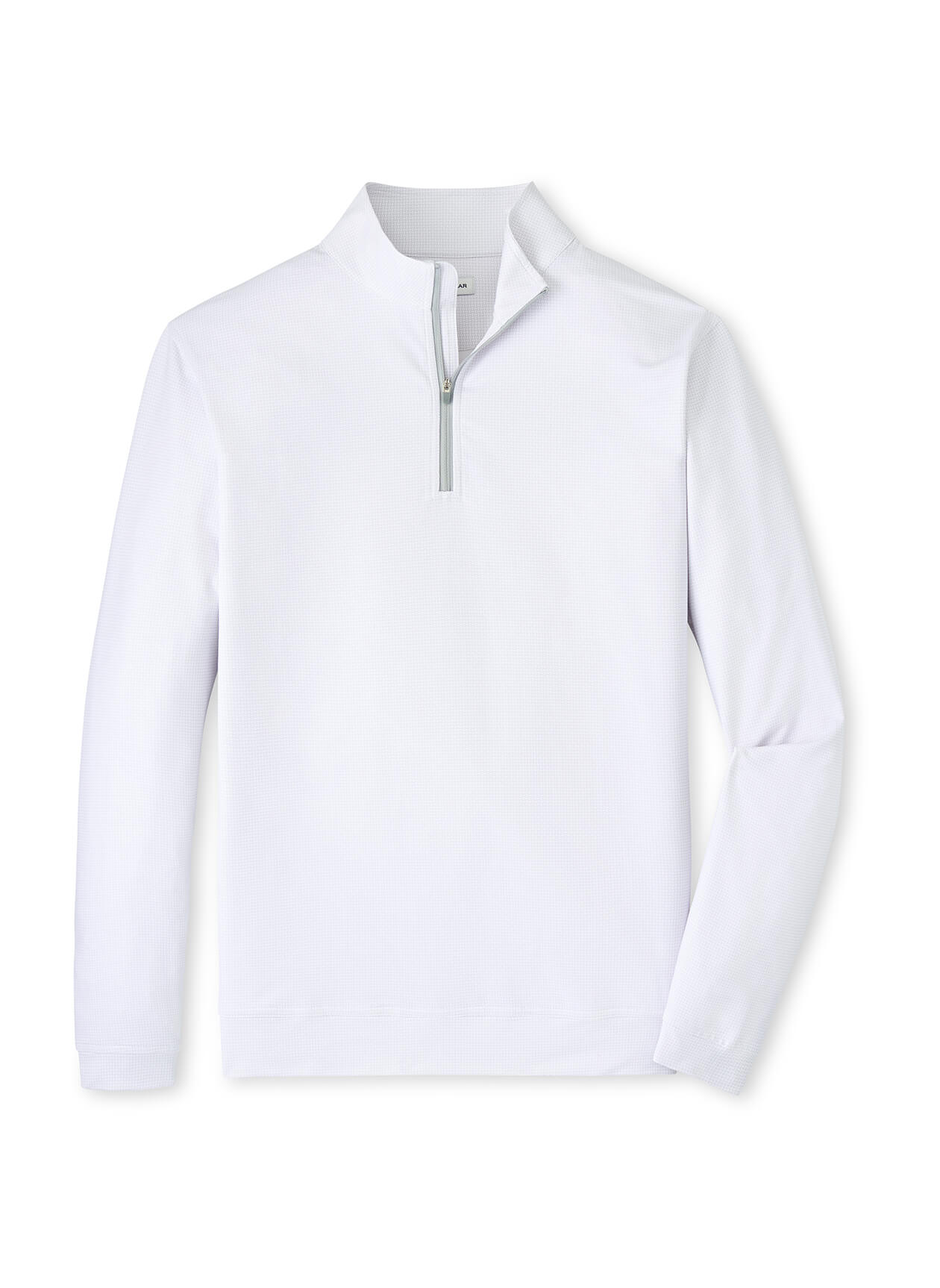 Peter Millar Men's Perth Basketweave Performance Quarter-Zip - Cottage Blue - LG