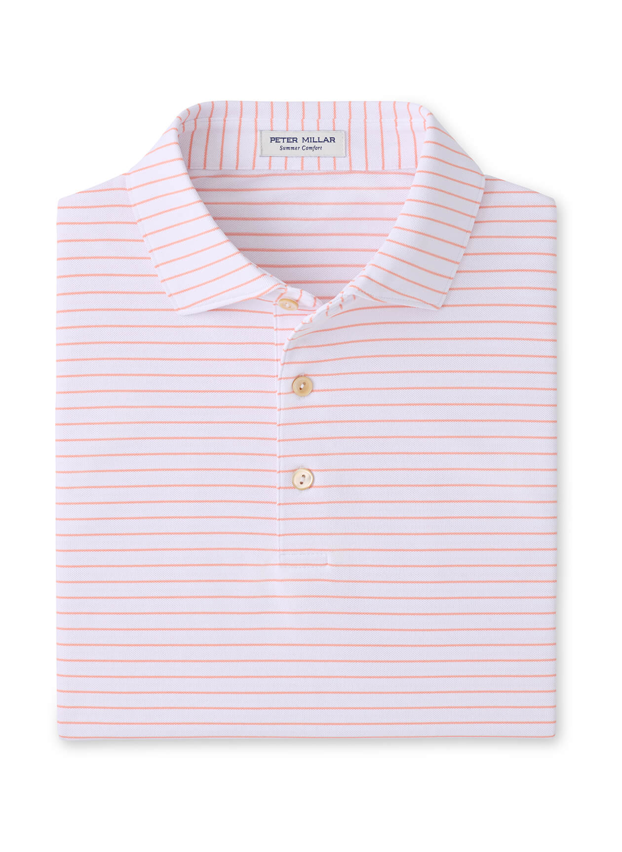 Peter Millar Men's Winston Performance Mesh Polo SP26 - White - SM