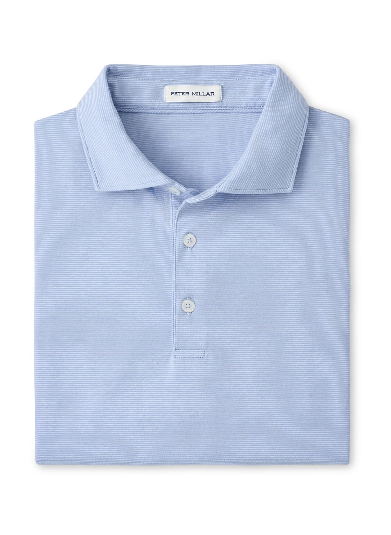Peter Millar Men's Ryles Crown Flex Cotton Polo - Cloudy Blue - SM