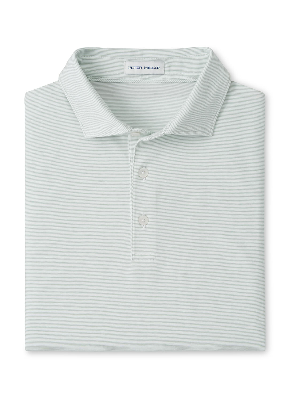 Peter Millar Men's Ryles Crown Flex Cotton Polo - Cloudy Blue - LG