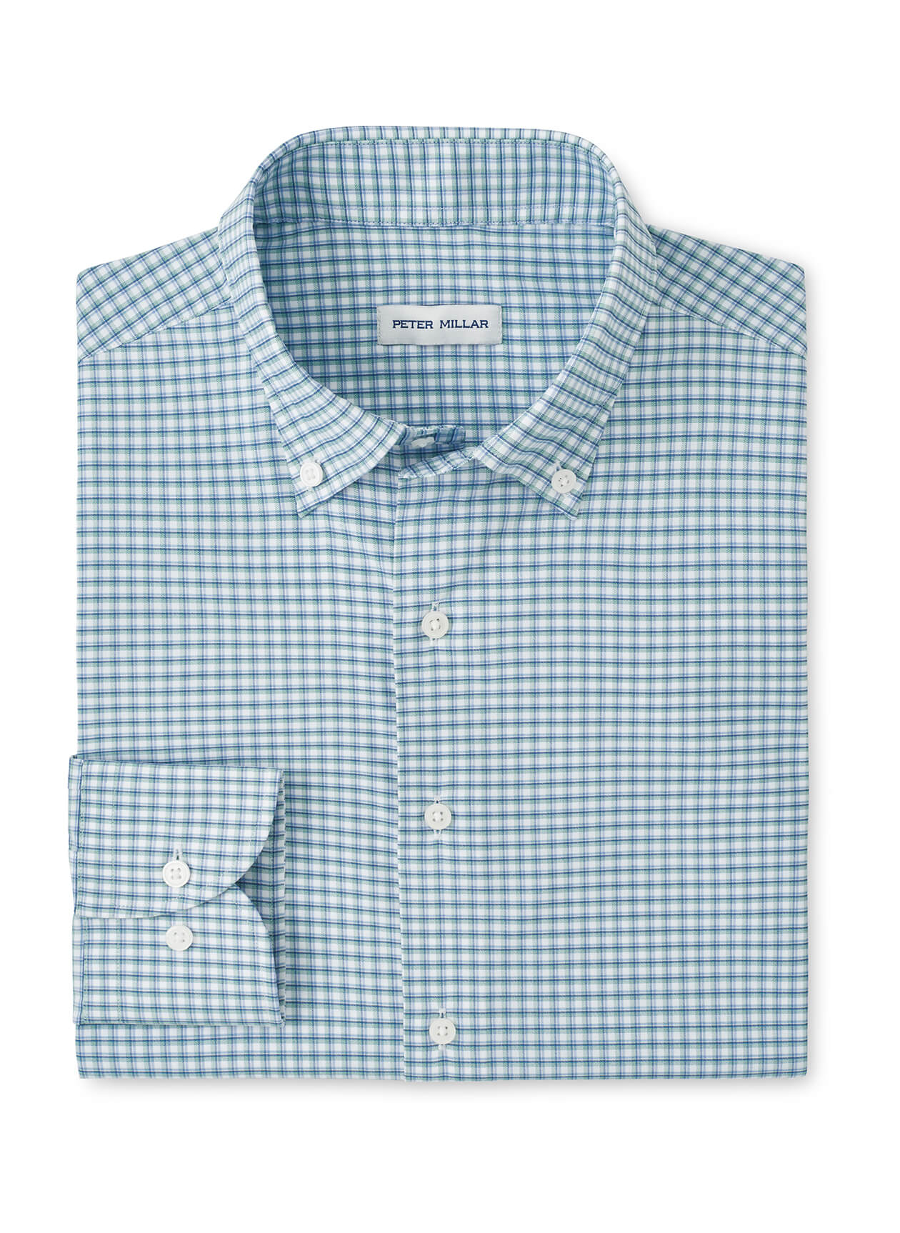 Peter Millar Men's Gregory Performance Twill Sport Shirt - Windsor Blue - SM