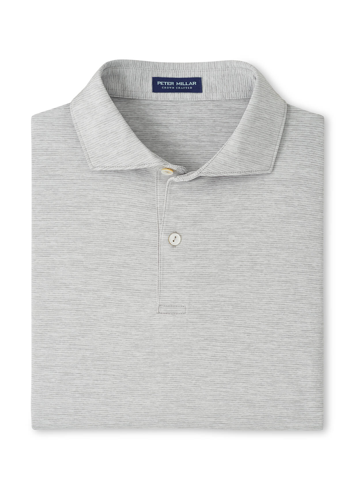 Peter Millar Men's Treble Performance Jersey Polo - Blue Brisk - LG