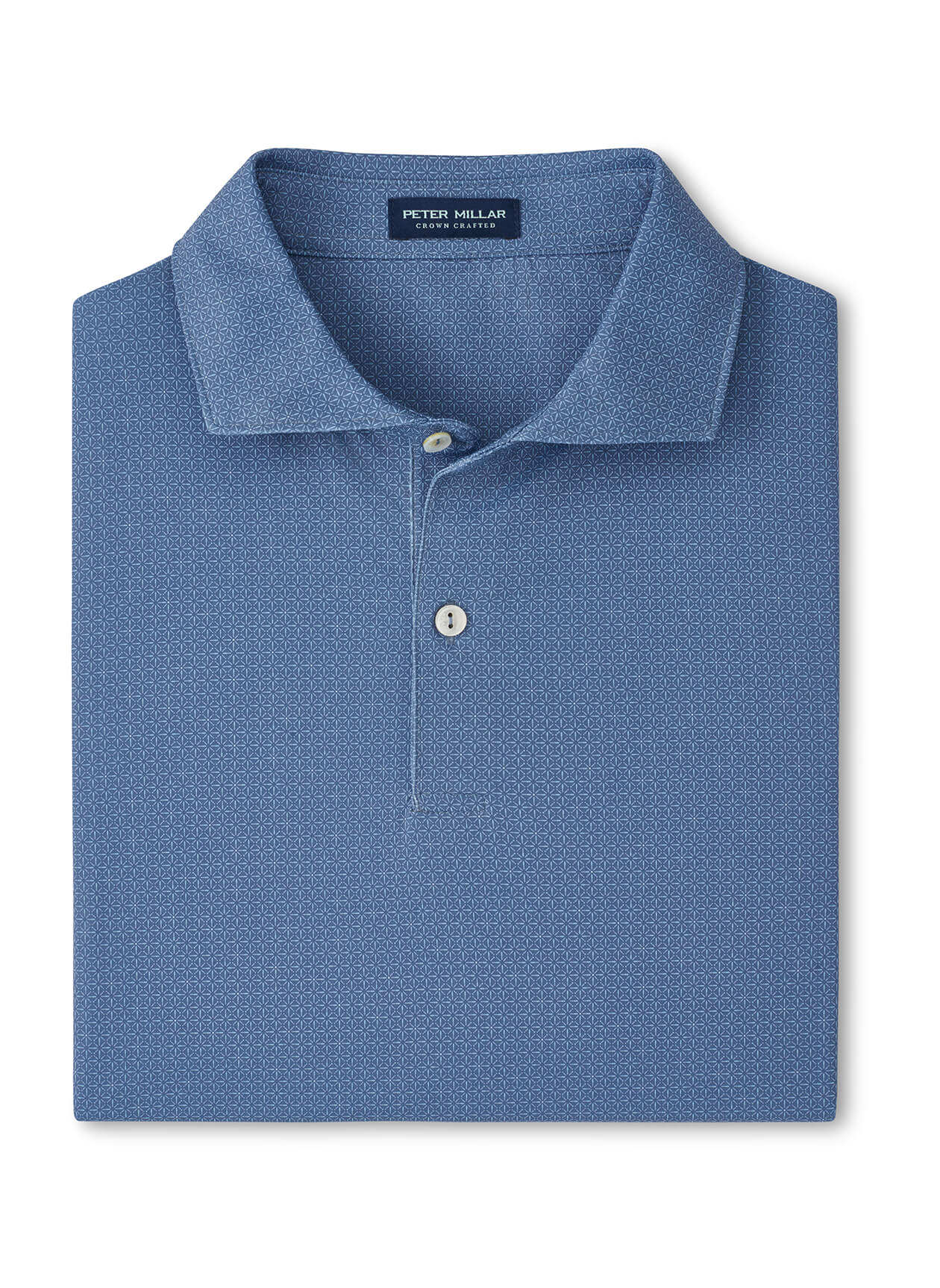 Peter Millar Men's Alder Performance Jersey Polo - Storm - SM