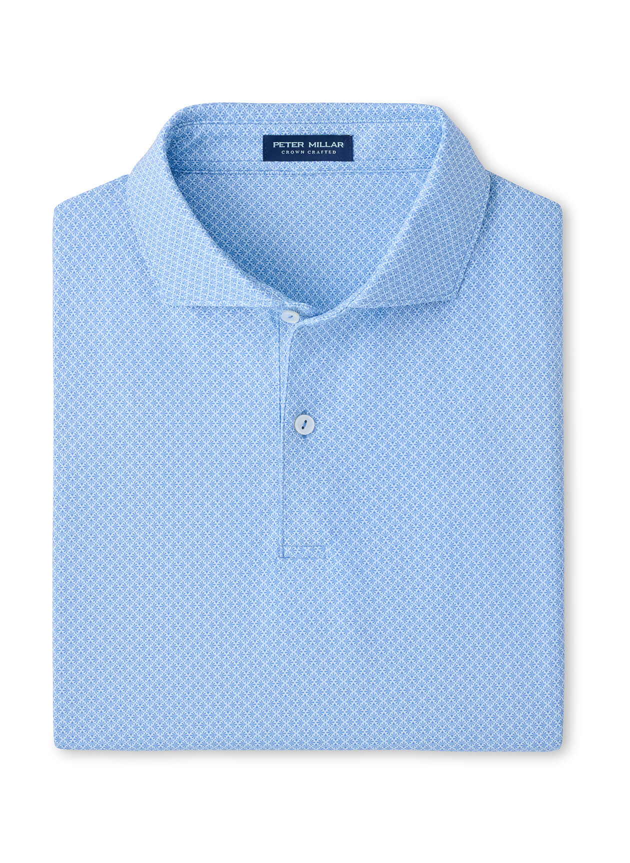 Peter Millar Men's Granada Performance Jersey Polo - Dusk Blue - SM