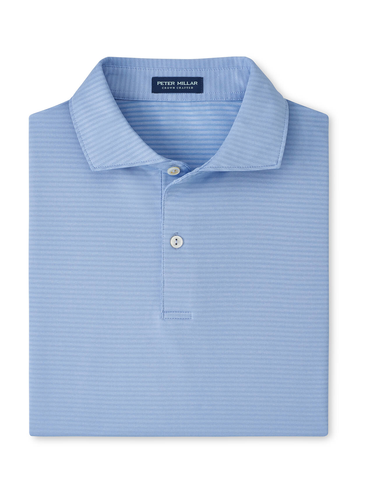 Peter Millar Men's Empire Performance Jersey Polo SP26 - Iris Mist - SM
