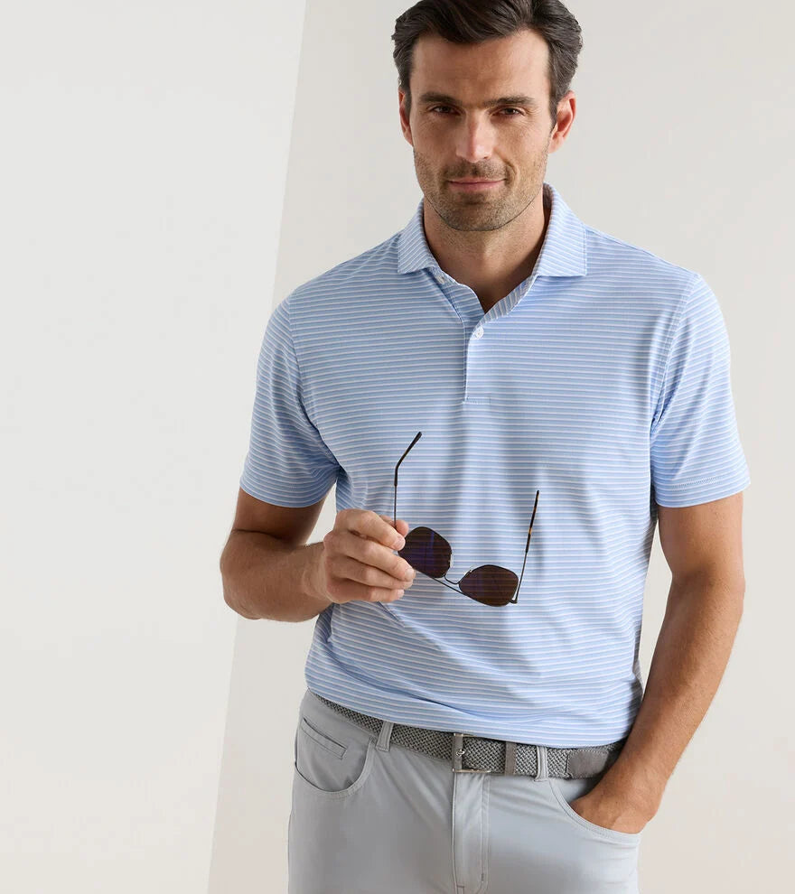 Peter Millar Men's Tempo Performance Mesh Polo SP26